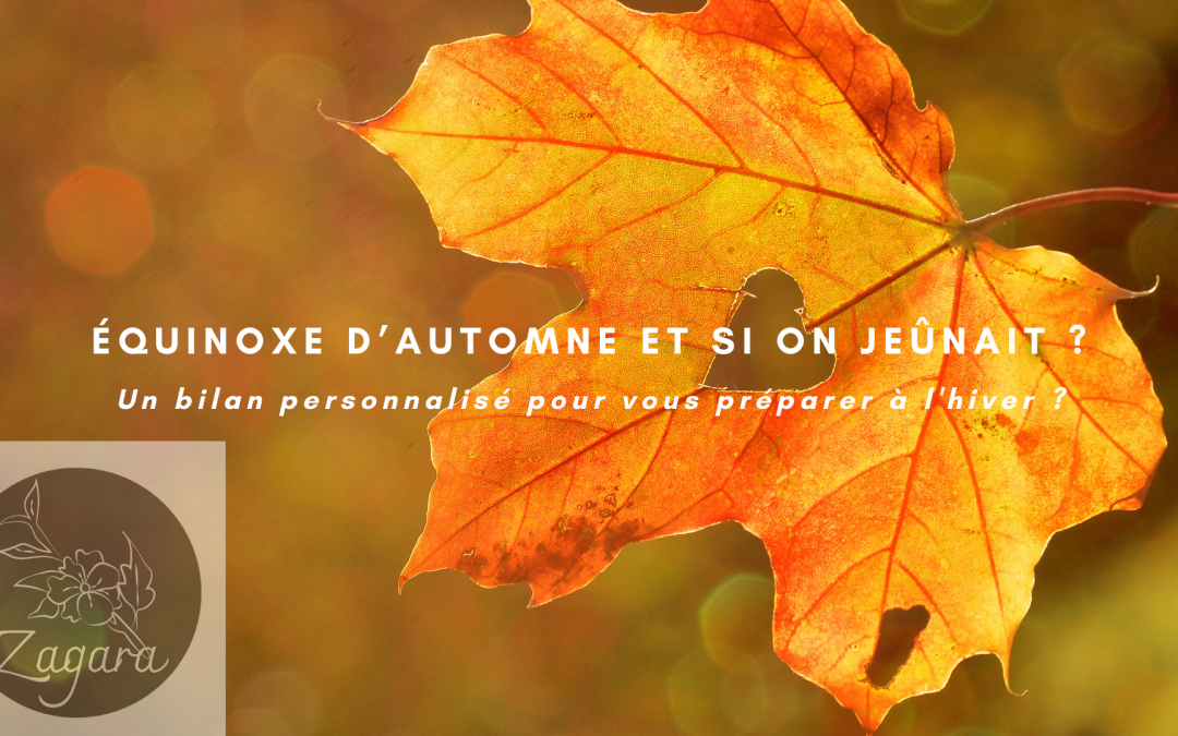 ÉQUINOXE D’AUTOMNE ET SI ON JEUNAIT ?